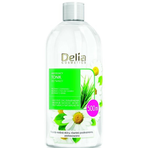 Delia Cosmetics Zklidňující tonikum s výtažkem z heřmánku 500 ml 1518