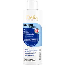DELIA COSMETICS Dermo System hydratační odličovací mléko na obličej a oči 200 ml