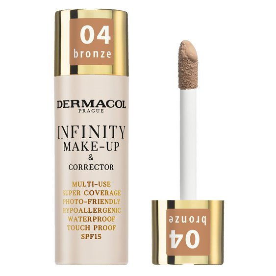 2173 Dermacol Make-up a korektor Infinity 04 bronze 20g