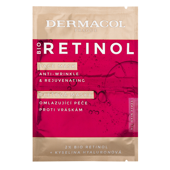 Dermacol Bio Retinol pleťová maska 2x8ml 24055
