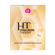 DERMACOL Hyaluron Therapy osvěžující hydratační maska na oči 6 x 6 g
