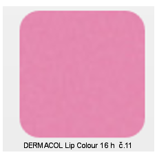 DERMACOL Lip Colour č.11 16 h 2v1 dlouhotrvající barva na rty a lesk 4,7g