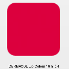 DERMACOL Lip Colour č.4 16 h 2v1 dlouhotrvající barva na rty a lesk 4,7g