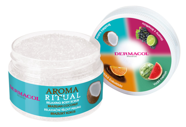 DERMACOL Aroma Ritual tělový cukrový peeling - brazilský kokos 200g