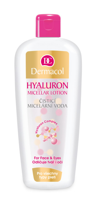 DERMACOL Hyaluron čisticí micelární voda 400 ml