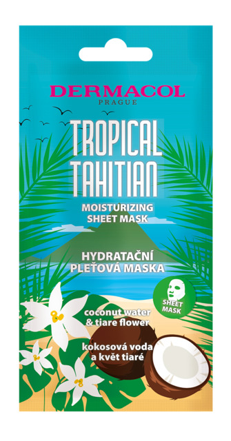 Dermacol Tropical Tahitian Pleťová maska Moisturizing 1 ks