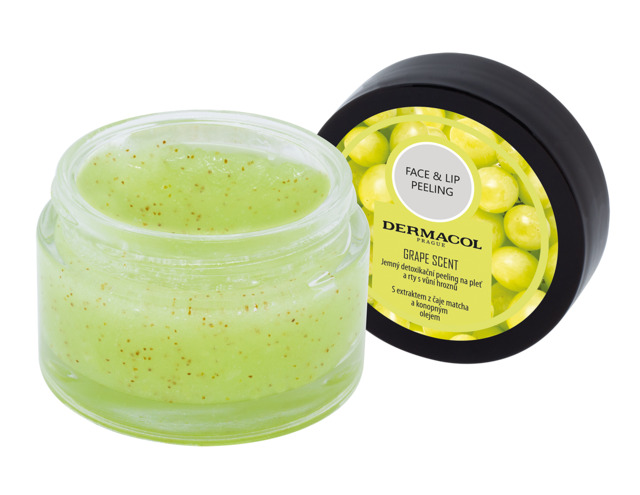 Dermacol Detoxikační cukrový peeling na obličej a rty 50g