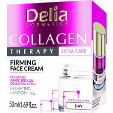 DELIA COSMETICS Collagen Therapy  denní hydratační pleťový krém 50ml