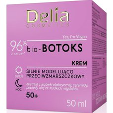 DELIA COSMETICS BIO-BOTO Silně modelační a proti vráskový pleťový krém 50+, 50ml.