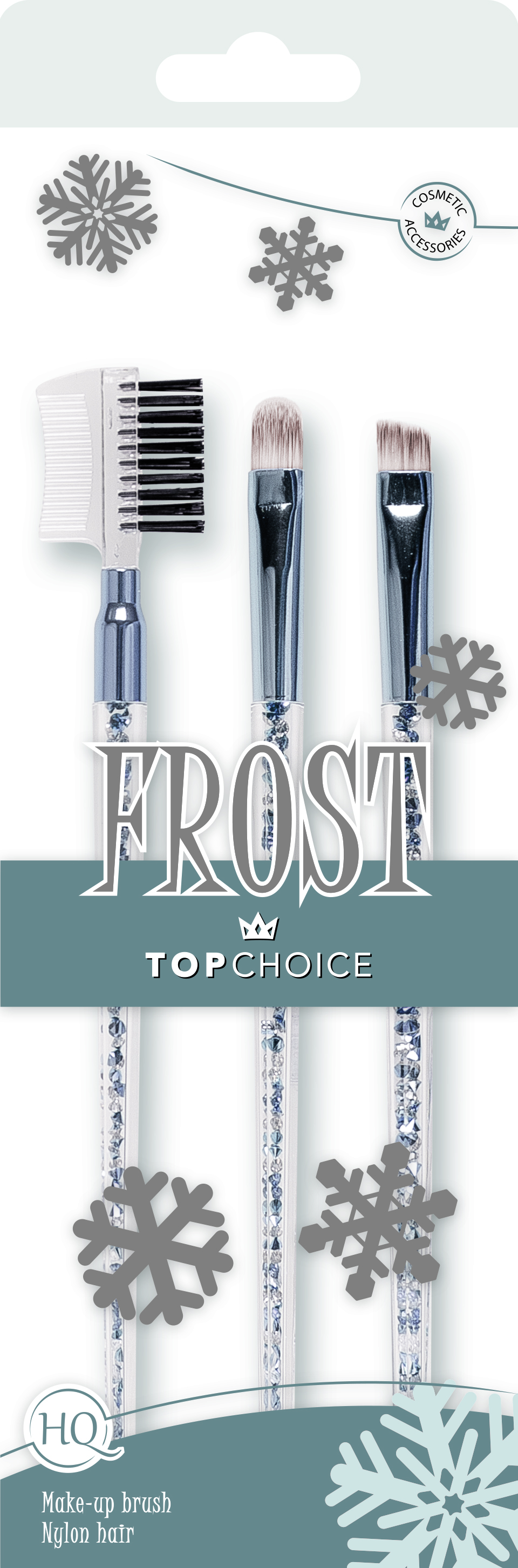 Top Choice Frost 3ks štětec na líčení 38273