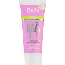 Delia Cosmetics REAL MATT MAKE UP 105 honey 30ml
