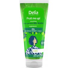 Delia Cosmetics Fruit Me UP 2v1 pleťový a tělový sprchový gel LIMETKA 200ml
