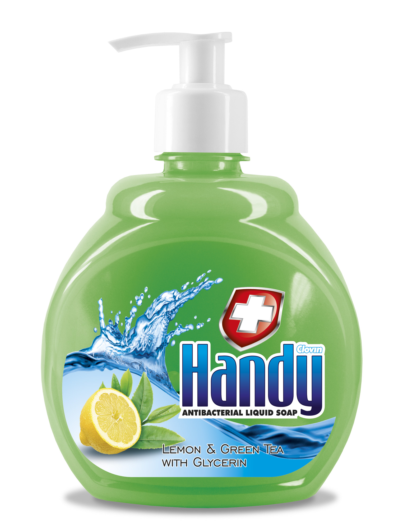 HANDY antibakteriální tekuté mýdlo citrón a zelený čaj 500ml