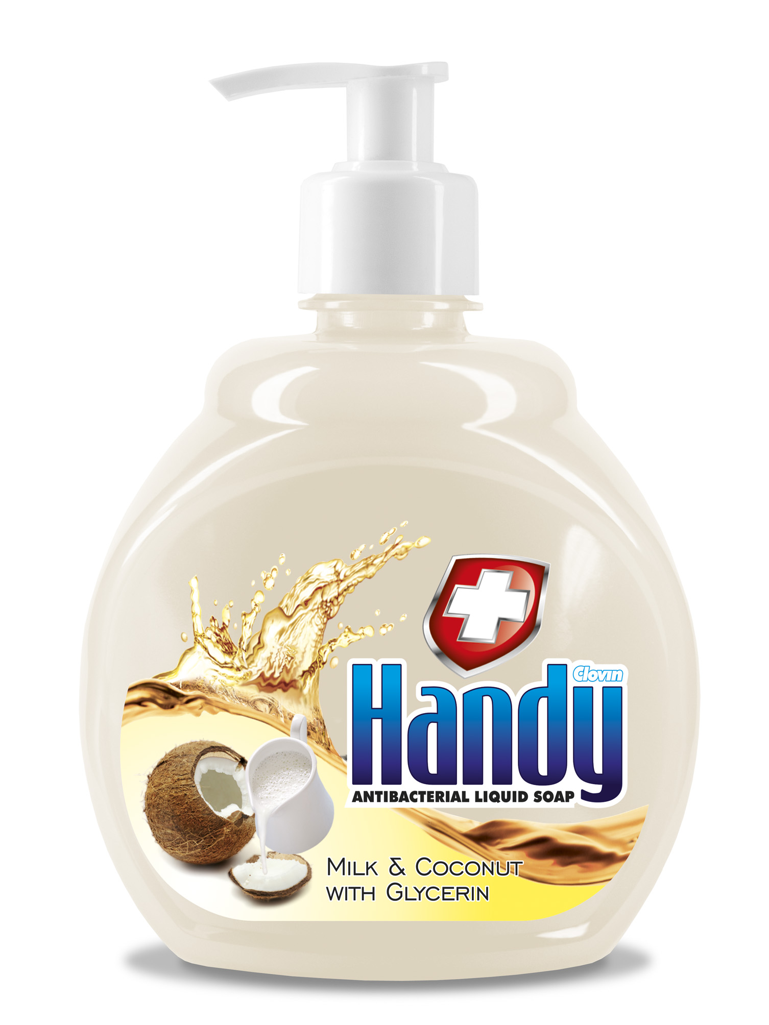 HANDY antibakteriální tekuté mýdlo mléko a kokos 500ml
