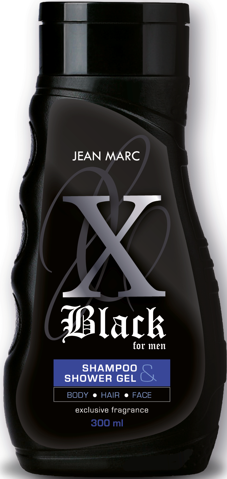 JEAN MARC X BLACK vlasový a sprchový gel pro může 300ml
