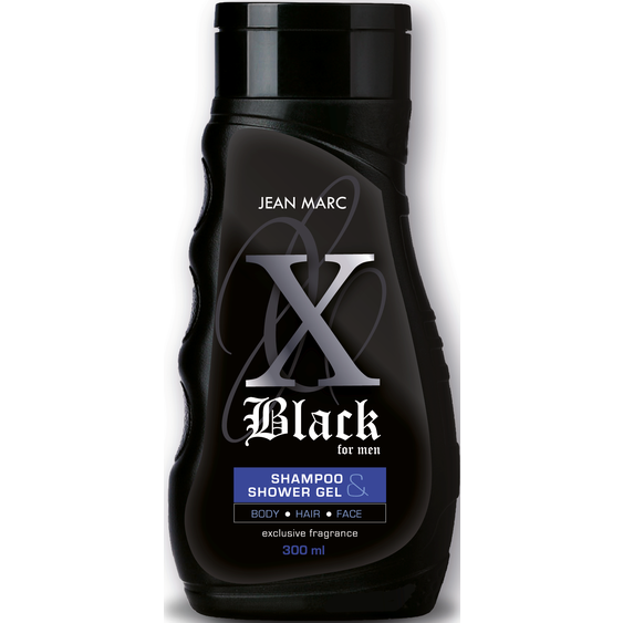 JEAN MARC X BLACK vlasový a sprchový gel pro může 300ml 7838