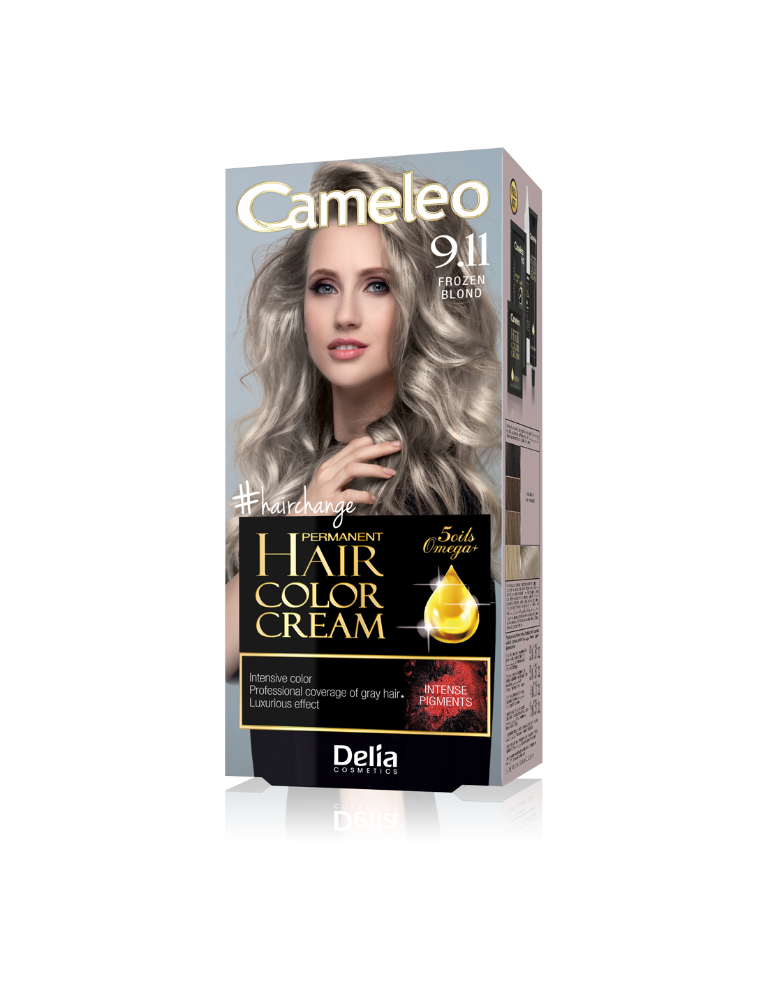 CAMELEO OMEGA + Barva na vlasy -mrazivý blond 9.11 50ml
