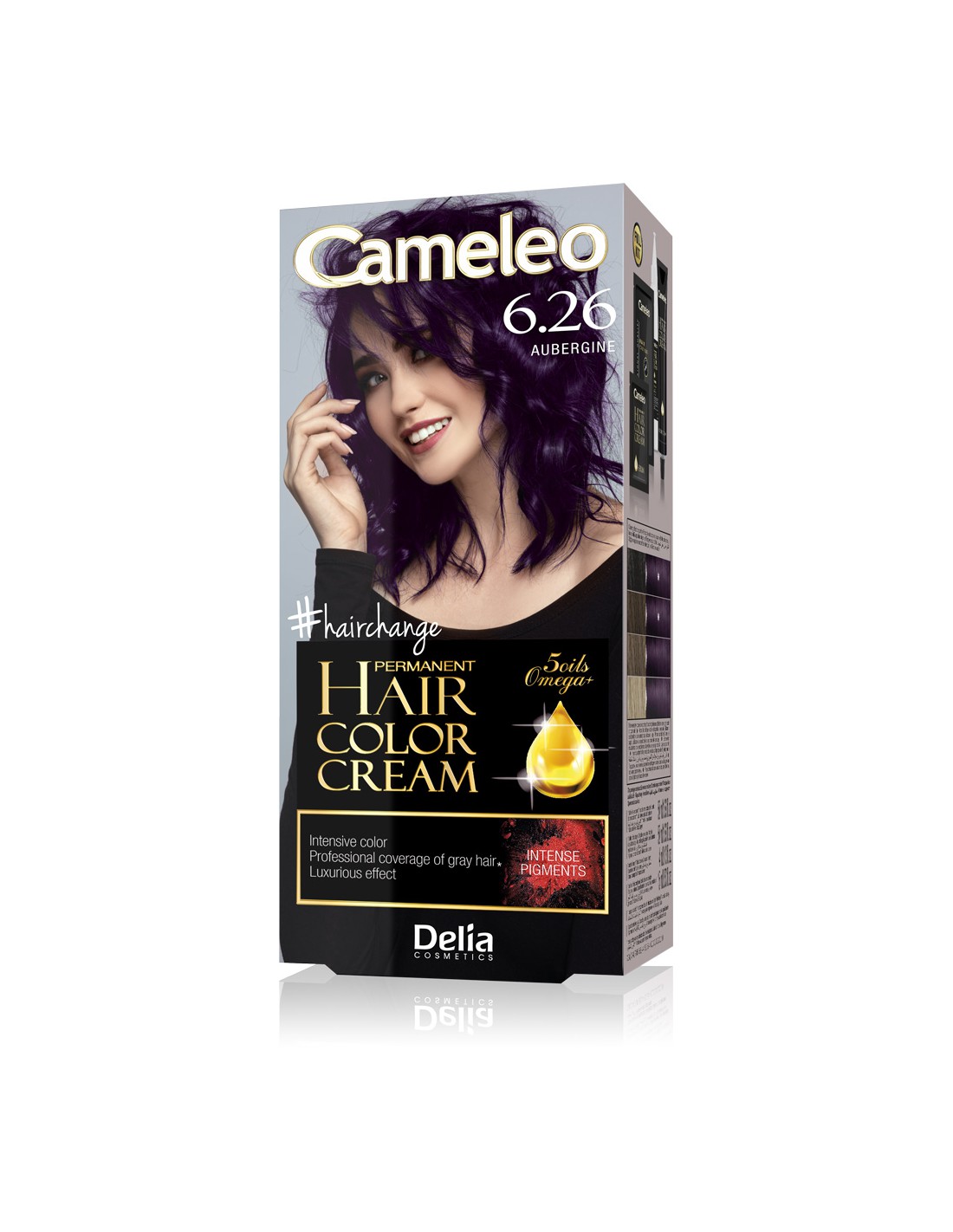 Delia CAMELEO barva na vlasy 6.26 aubergine 50ml