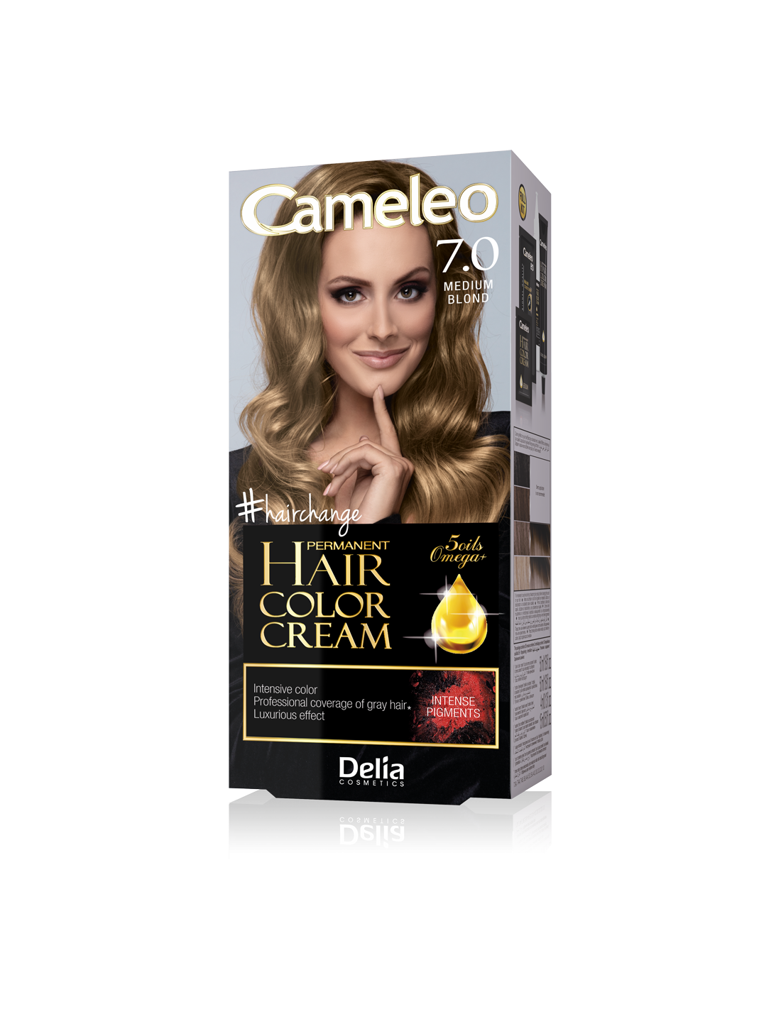 Delia CAMELEO barva na vlasy 7.0 medium blond 50ml