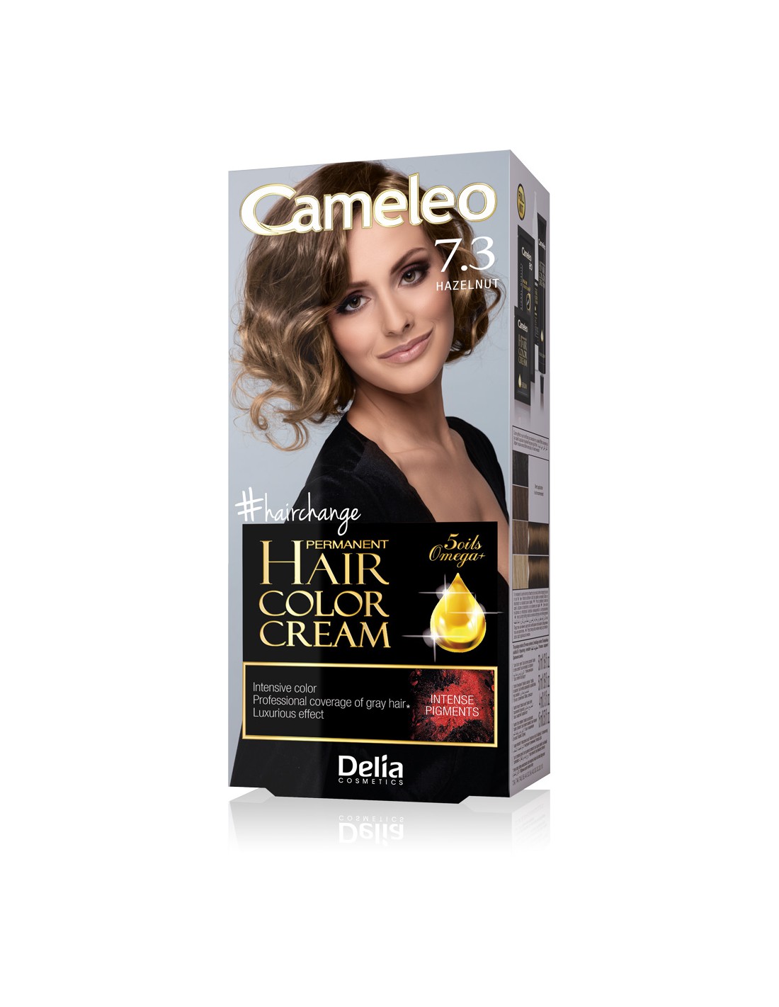 Delia CAMELEO barva na vlasy 7.3 hazelnut 50ml