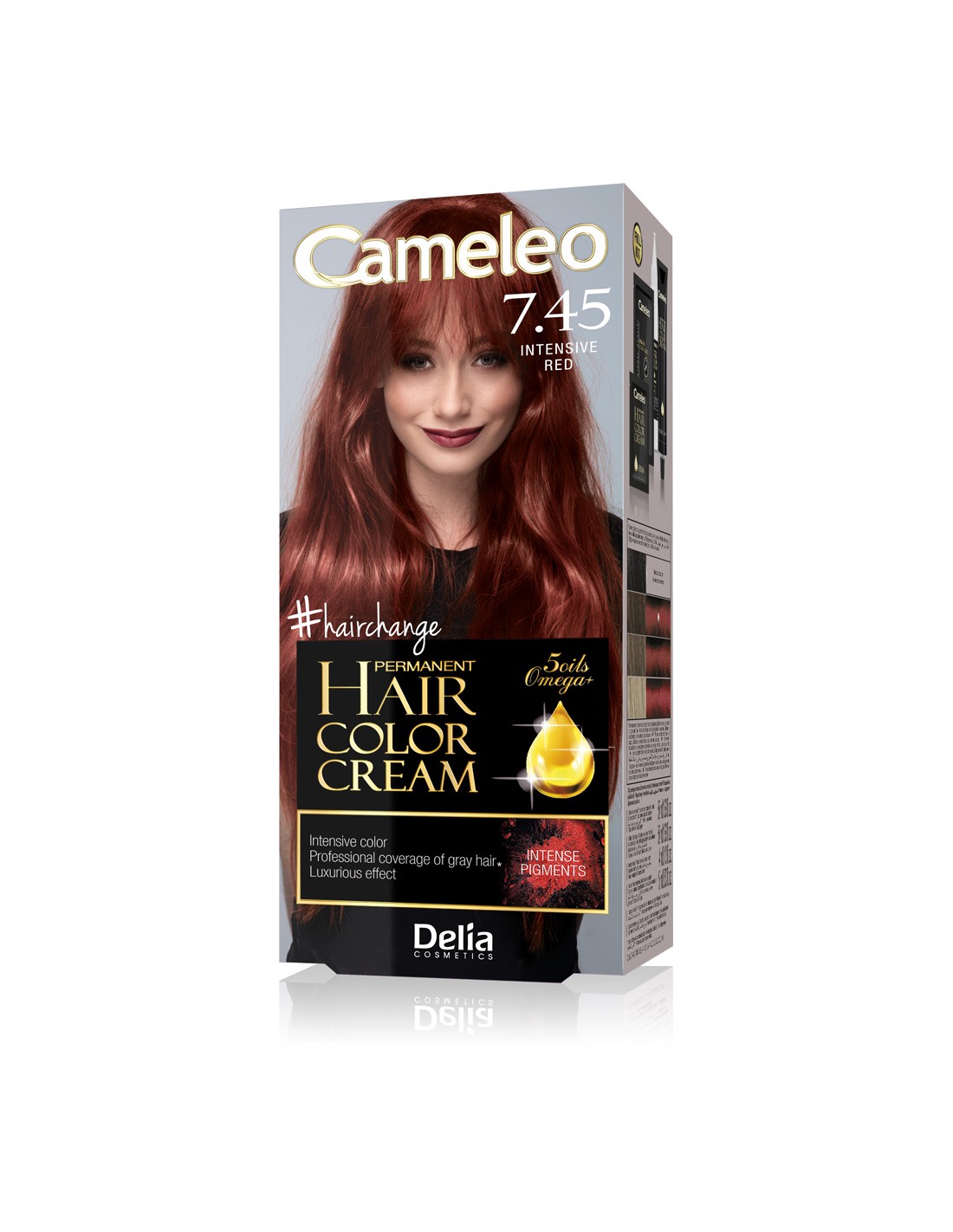 Delia CAMELEO barva na vlasy 7.45 intensive red 50ml