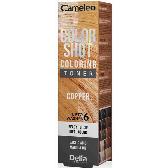 Delia Cosmetics Cameleo Color Shot toner copper 60ml 87646