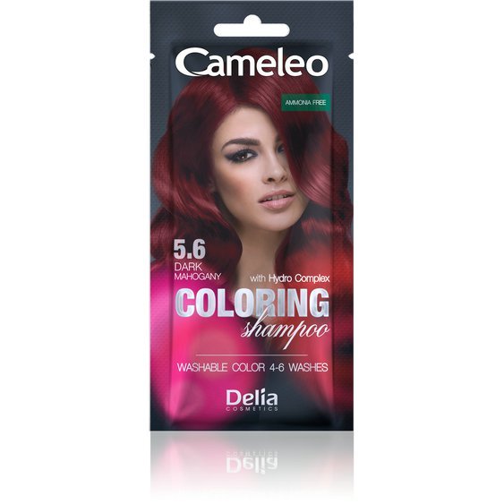 DELIA Cameleo No1 Barevný šampon 5.6 dark mahagon 40ml 87691