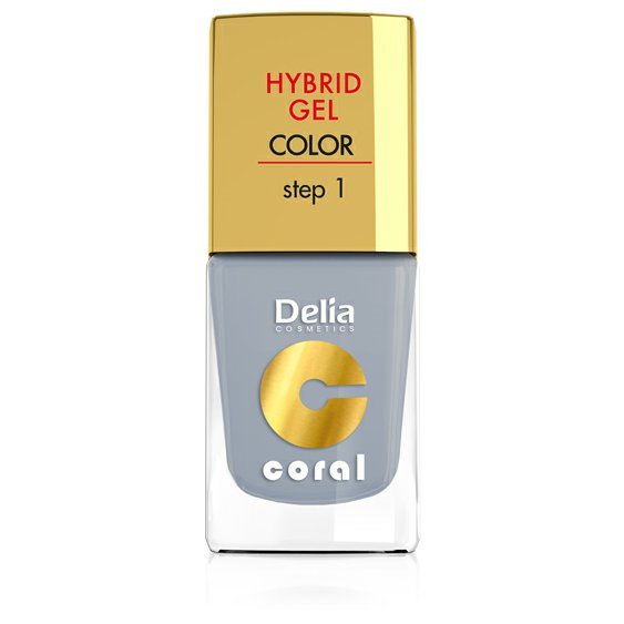 DELIA Hybrid Coral Gel lak 08 světle šedý 11 ml 88131