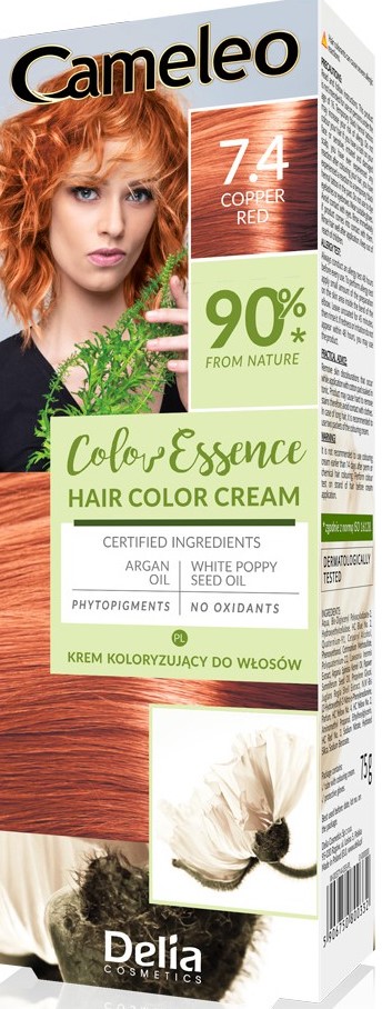 DELIA Cameleo Henna barva na vlasy 7.4 copper red 75ml