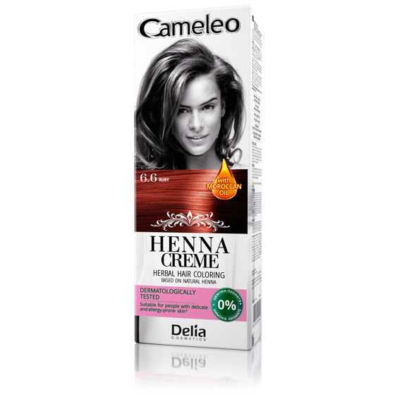 DELIA Cameleo Henna barva vlasy 6.6 rubínová 75g 88185