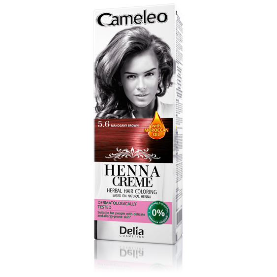 DELIA Cameleo Henna barva vlasy 5.6 mahagonová 75g 88186