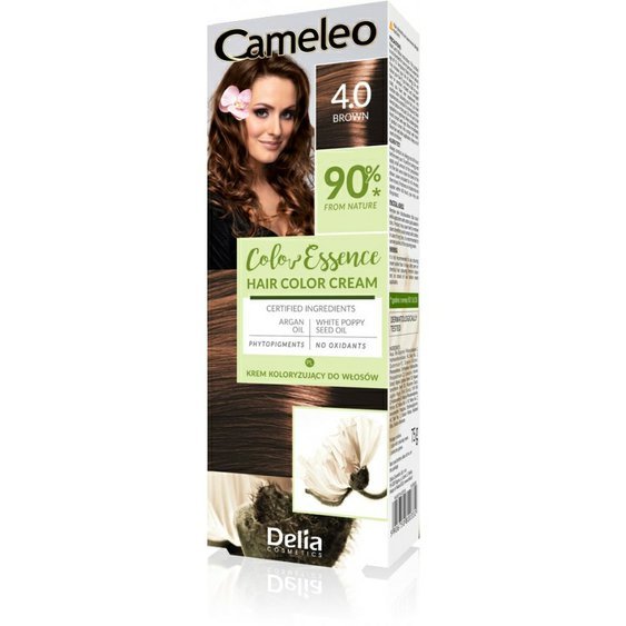 Delia Cosmetics Cameleo Essence barva na vlasy 4.0 hnědá 75g 88187