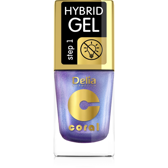 DELIA COSMETICS Multi- reflective Hybrid gel lak na nehty 109 modrá 11ml 89359