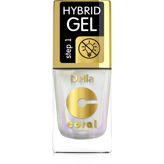 DELIA COSMETICS Multi- reflective Hybrid gel lak na nehty 104 perlová 11ml 89360