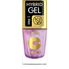 DELIA COSMETICS Multi- reflective Hybrid gel lak na nehty 105 růžová 11ml