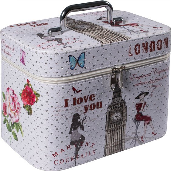 TOP CHOICE LONDON Kosmetický kufřík L 23x17x15cm 98772 95036