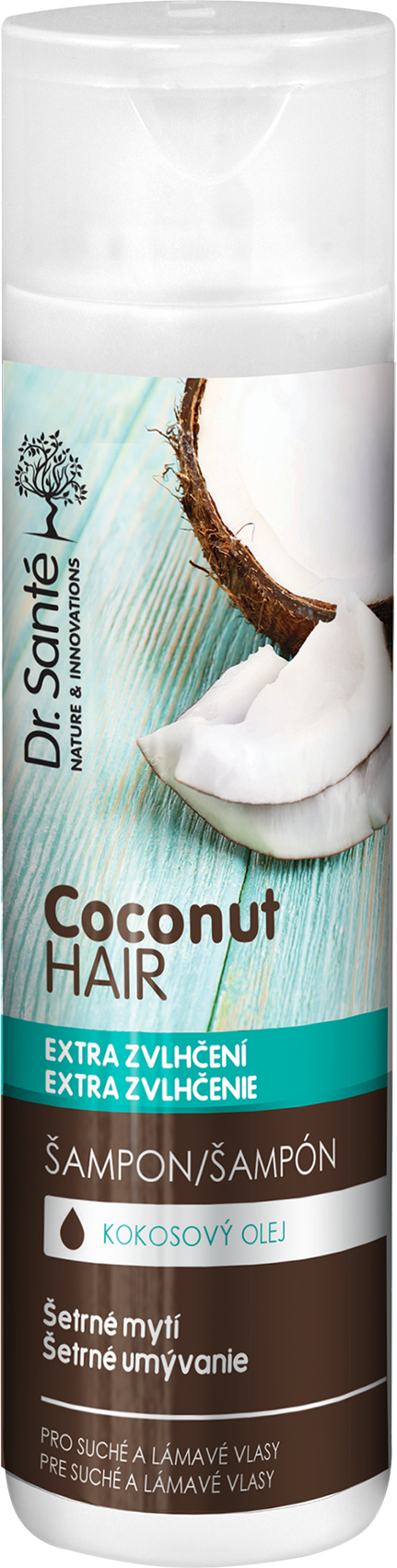 Dr. SANTÉ Coconut šampon na suché a lámavé vlasy 250ml