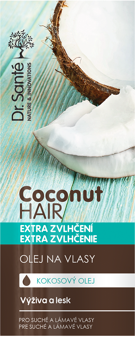 Dr. SANTÉ Coconut olej na suché a lámave vlasy 50ml