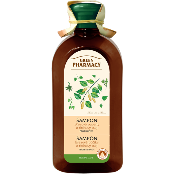 Green Pharmacy Šampon proti lupům - Březové pupeny a ricinový olej 350ml 96168