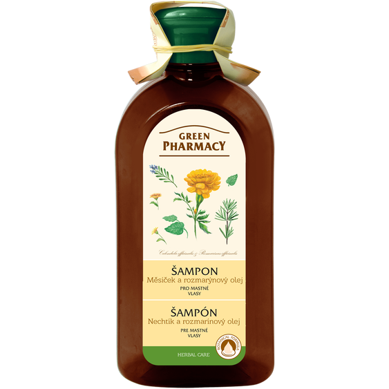 Green Pharmacy šampon pro mastné vlasy - Měsíček a rozmarýnový olej 350ml  96205