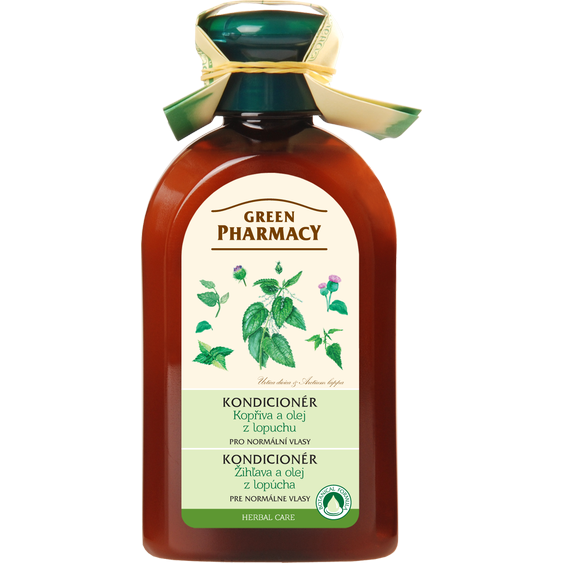 Green Pharmacy kondicionér pro normální vlasy - Kopřiva a olej z kořenů lopuchu 300ml 96212