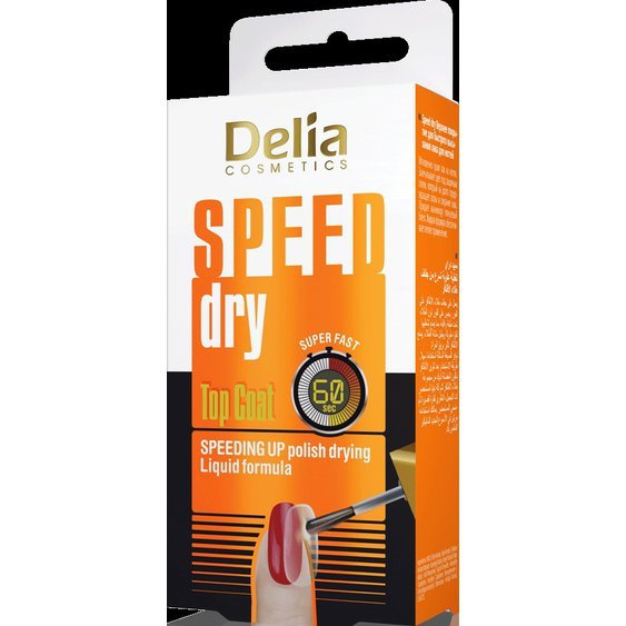 Delia Coral Speed dry urychlovač zaschnutí laku Top coat 11ml 99606