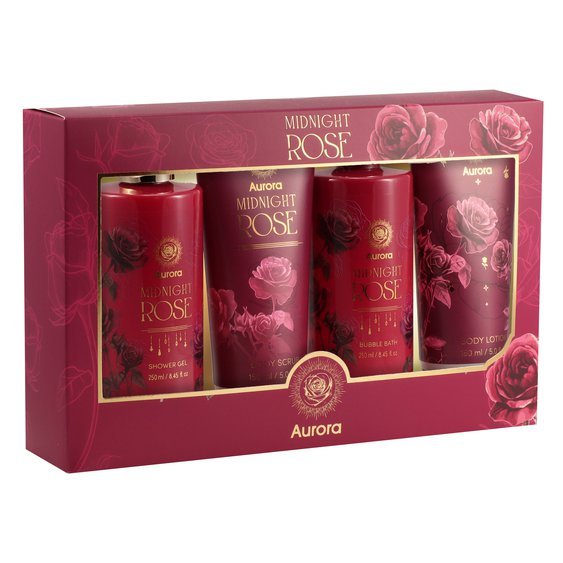 AURORA Midnight Rose 4ks 2x250ml, 2x150ml dárková sada č.2010_5282