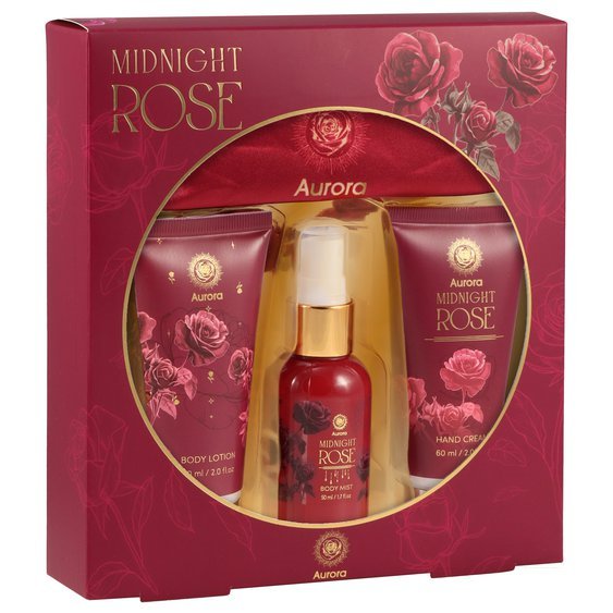 AURORA Midnight Rose BOX Sleep dárková sada 4ks 5280
