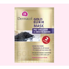 Dermacol Gold Elixir Caviar Face Mask Omlazující maska s kaviárem 2 x 8 ml