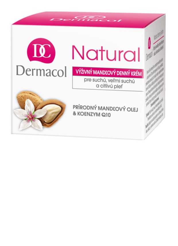Dermacol Natural Výživný mandlový denní krém kelímek 50 ml