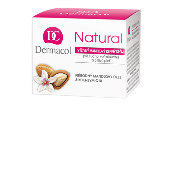 Dermacol Natural Výživný mandlový denní krém kelímek 50 ml