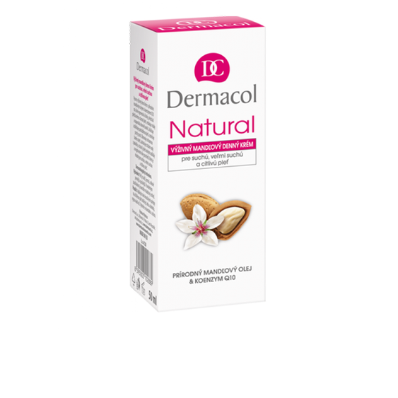 Dermacol Výživný mandlový denní krém Natural tuba 50 ml