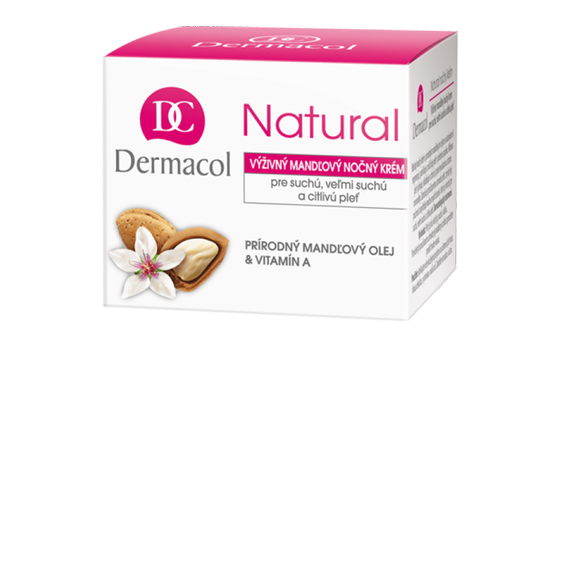 Dermacol Natural Výživný mandlový noční krém 50 ml