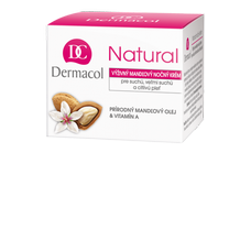 DERMACOL Natural výživný mandlový noční krém 50 ml